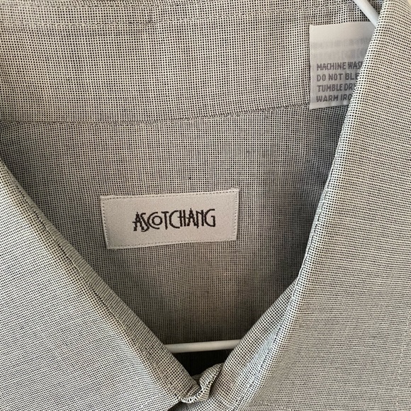 Ascot Chang Button Down Dress Shirt size 16.5 - Picture 5 of 8